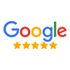 Note de 5/5 sur Google