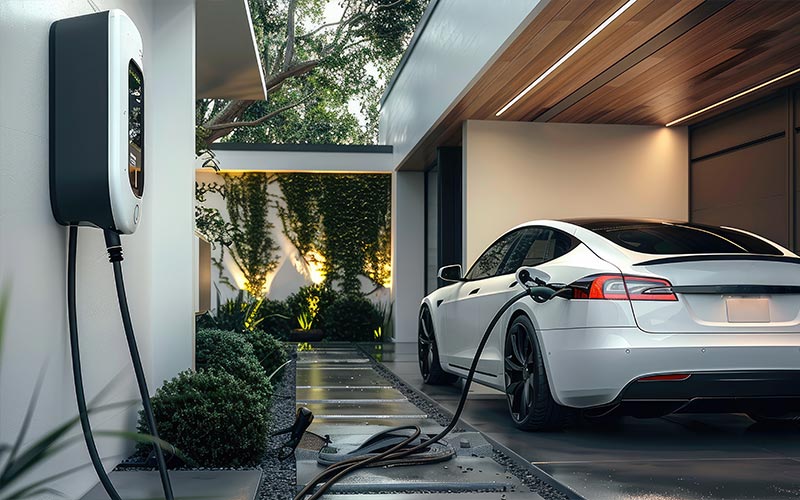 Vous possédez un véhicule électrique ? Pour votre borne de recharge, nous proposons